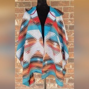 Southwest Poncho Hoodie